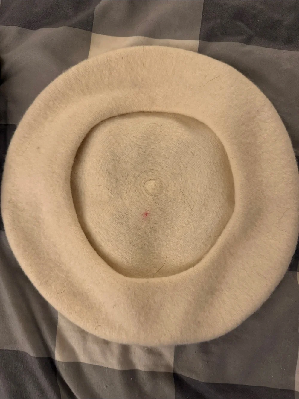 Classic Cream Wool Beret - Timeless Women's Hat